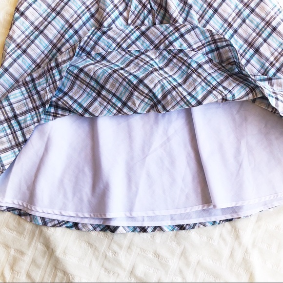 NY & Co. plaid cotton skirt - Picture 2 of 6